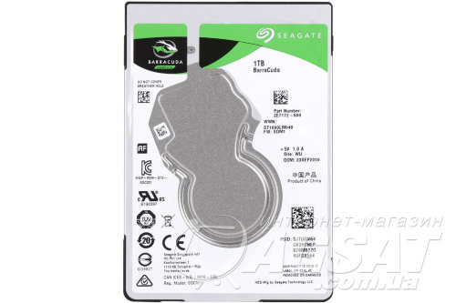 Seagate 2.5 "/1.0TB/128MB/SATA3 (ST1000LM048) фото