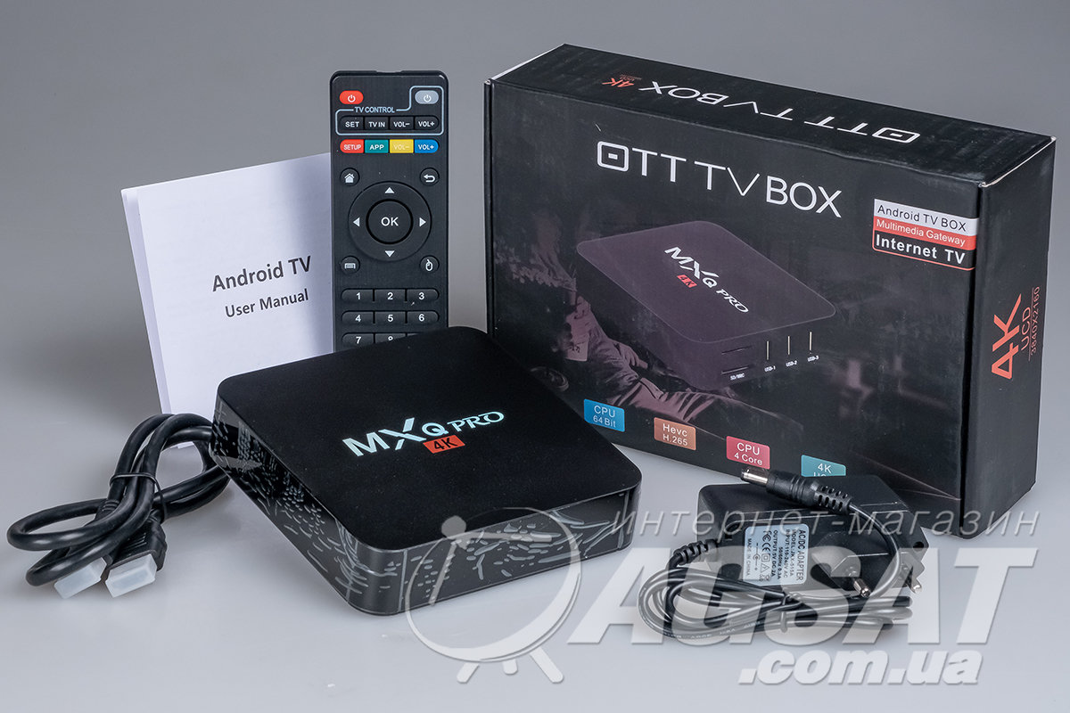 TV Android Box MXQ PRO 4K: цена 555 грн., купить MXQ PRO 4K в Киеве