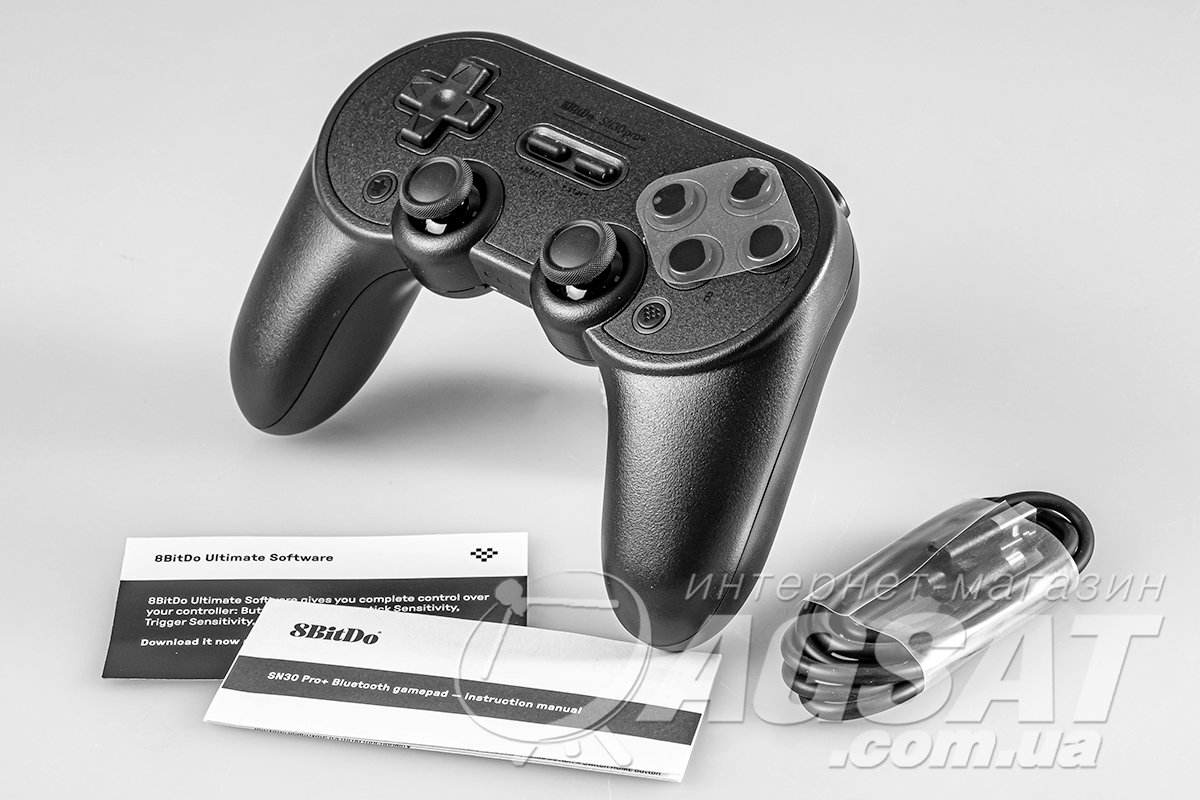 8BitDo SN30 Pro Plus Black за 1 839 грн. - купить геймпад в Киеве, Украине