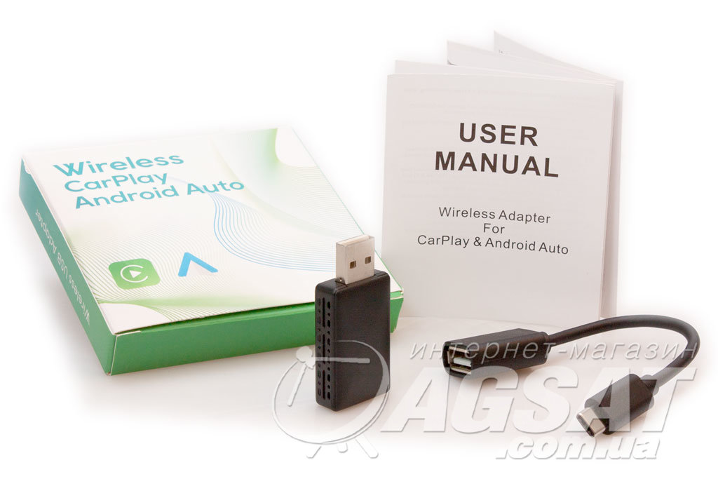 Беспроводной адаптер CarPlay/Android Auto Smart Dongle 2024