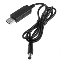 USB to DC 12V2A 5.5x2.1 кабель живлення фото