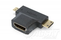 Перехідник HDMI - miniHDMI / microHDMI фото
