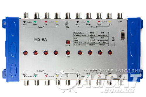 Підсилювач для мультісвітчей MS-9A