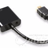 HDMI to VGA адаптер-перехідник з аудіо (шнур 24.5 см) HDMI to VGA адаптер-перехідник з аудіо (шнур 24.5 см) HDMI to VGA адаптер-перехідник з аудіо (шнур 24.5 см)