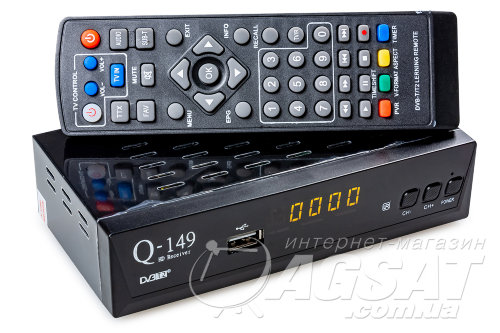 Qsat Q-149 Plus DVB-T2/C з універсальним пультом фото