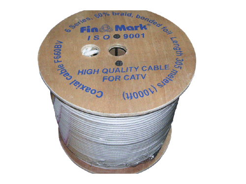 TV кабель 75 Ом FinMark 660 white (305 м)