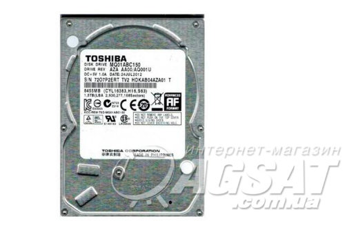 Жесткий диск Toshiba (MQ01ABC150) - 2.5", 1.5TB, 8Мb, SATA2 фото