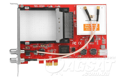 TBS6590 Multi-standard Dual Tuner PCIe CI фото
