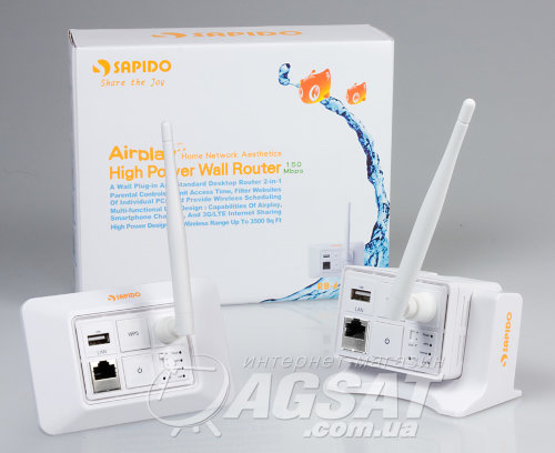 Sapido RB-6132 - бездротовий настінний маршрутизатор + 3G / 4G фото
