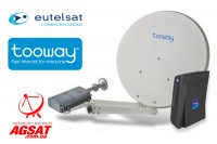 Комплект обладнання для супутникового інтернету Tooway фото