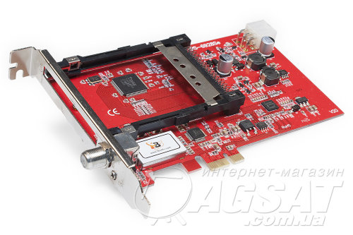 TBS6928SE DVB-S2 TV Tuner CI PCIe Card фото