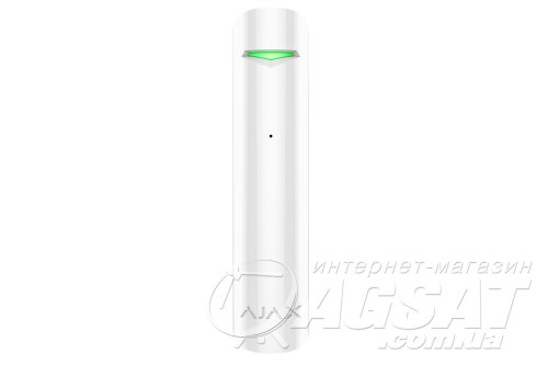 Датчик разбития стекла Ajax GlassProtect (белый)