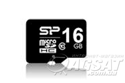 Карта пам'яті Silicon Power MicroSDHC 16Gb Class10 (SP016GBSTH010V10) фото