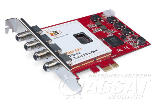 TBS6909 DVB-S2 8 Tuner PCIe Card фото