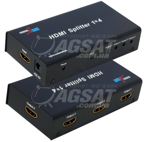 HDMI спліттер 1/4 CosmoSAT HDSP0104M фото