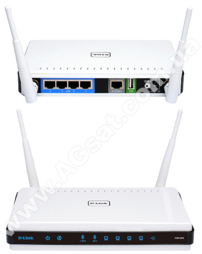 D-LINK DIR-825 - роутер 4-Port, WiFi, USB, 300 Mbps фото