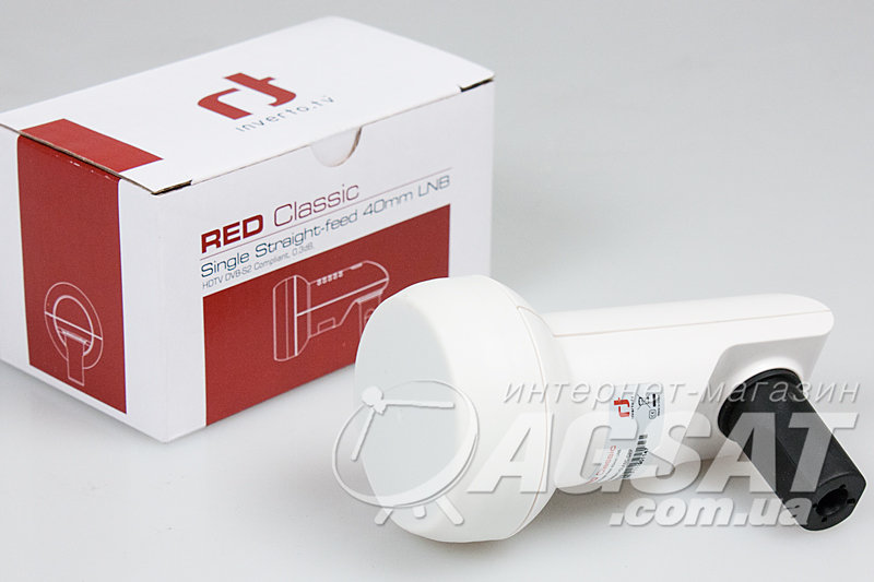 LNB конвертер для спутниковой антенны SINGLE Inverto Red Classic: цена ...
