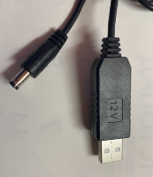 USB 5V to DC 12V 5.5x2.1 шнур живлення фото