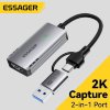 Essager HDMI грабер 4K USB 3.0 (Type-C) Essager HDMI грабер 4K USB 3.0 (Type-C)