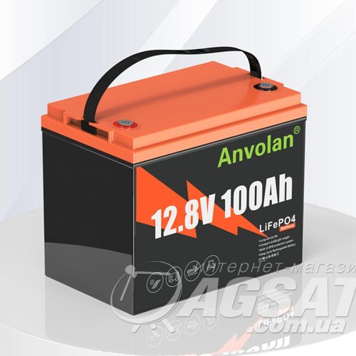 LiFePO4 акумулятор Anvolan 12V 100Ah фото