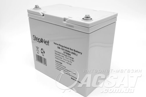 Акумулятор Step4Net SB-12V-55Аh (GEL)