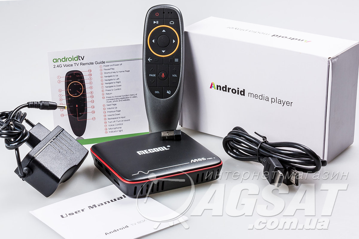 Недорогая Android приставка M8S PRO W: цена 1 025 грн., купить MECOOL ...