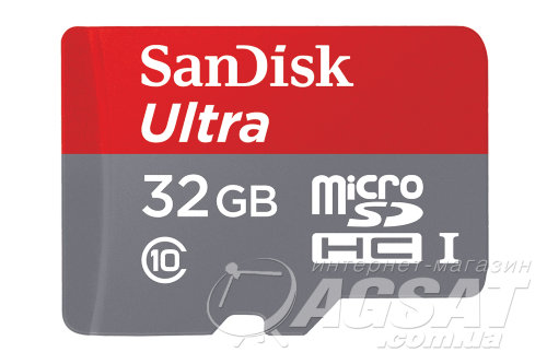 SanDisk 32GB microSDHC C10 UHS-I R48MB/s Ultra фото