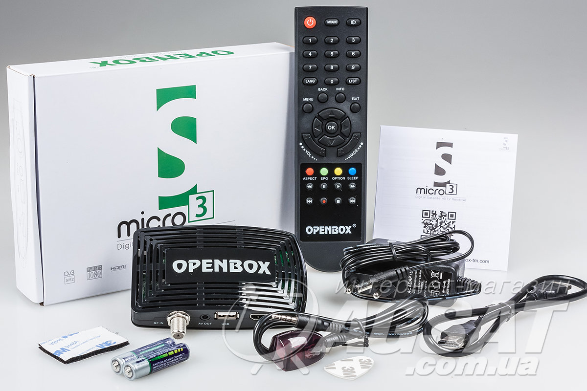 Спутниковый ресивер Openbox S3 Micro HD: отзывы, цена, купить Openbox ...
