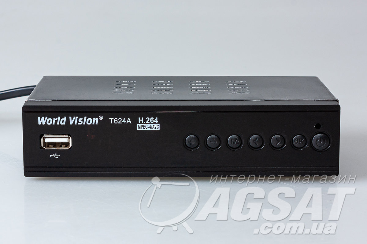 World Vision T624A за 505 грн. - цифровая т2 приставка по низкой цене в ...