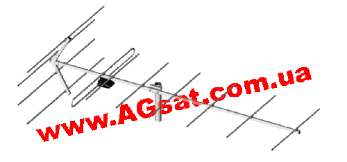 Телевізійна антена МВ2 діапазону - Dipol7 6-12, 7елементов фото