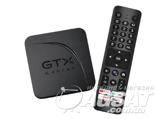 Смарт ТВ приставка Geotex GTX-R12 4/64GB (Amlogic S905X5M / Android 14) фото