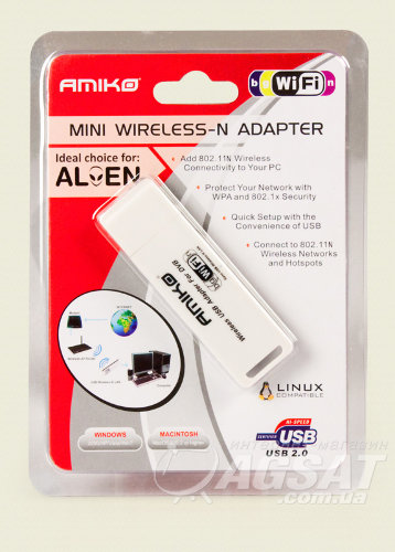 Amiko Wireless-N - USB Вай-фай адаптер фото