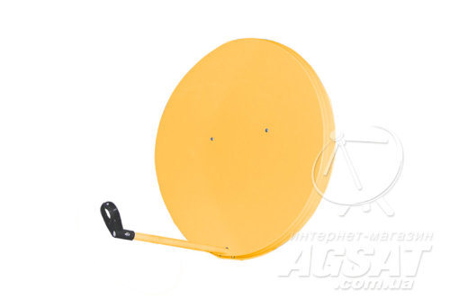 Супутникова антена (0,6), жовта фото