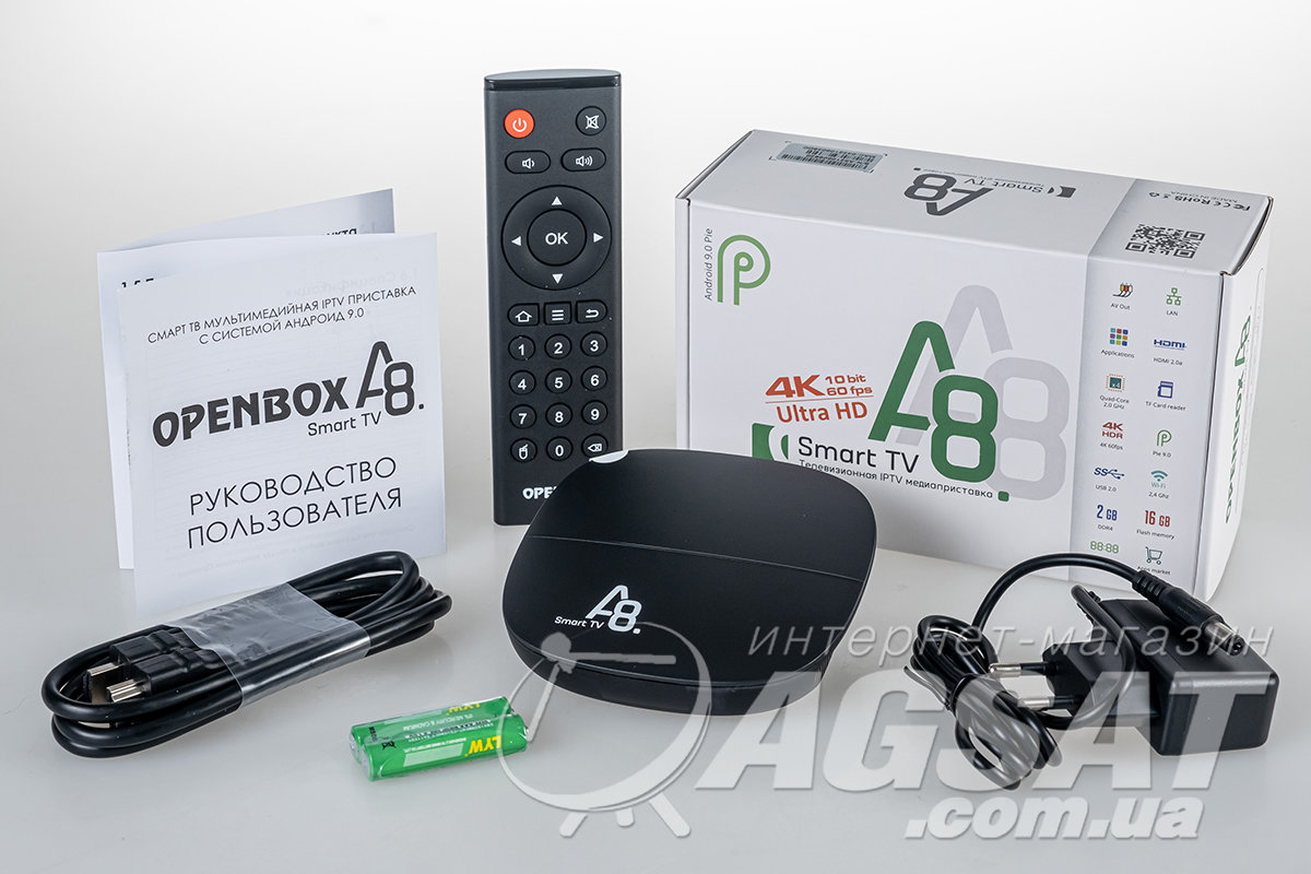 Openbox A8 4K – Android IPTV приставка. Цена, купить медиаплеер Openbox ...