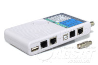 Тестер Ethernet RJ45 + RJ11 + BNC + USB фото