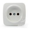 Розетка накладна Ozgunsan 1-я без заземлення uzgunsan-1-white.jpg