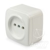 Розетка накладна Ozgunsan 1-я без заземлення uzgunsan-1-white-2.jpg