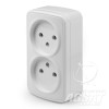 Розетка накладна Ozgunsan 2-я без заземлення uzgunsan-2-white-002.jpg