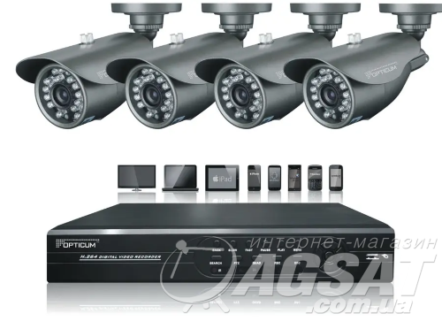 Opticum AX Solid 8 CCTV (4 камеры) фото