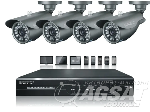 Opticum AX Solid 8 CCTV (4 камери) фото