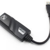 Сетевая карта USB3.0-LAN AX88179, 100/1000 Mb/s, внешняя, черная Сетевая карта USB3.0-LAN AX88179, 100/1000 Mb/s, внешняя, черная