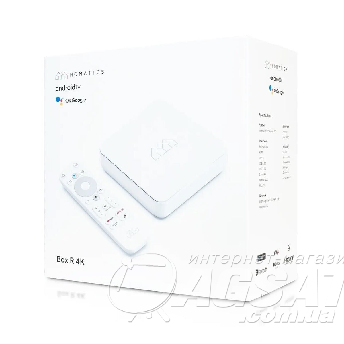 Homatics Box Rhd Смарт ТВ приставка Homatics Box R: цена 3 550 грн., купить Homatics Box ...