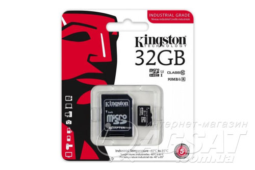 KINGSTON MicroSDHC 32Gb class 10 + SD адаптер фото